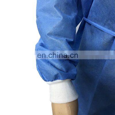 35gsm SMS Disposable Isolation Gown Hospital Uniform High Quality ISO CE Certificate Disposable Scrub Suit photo-4
