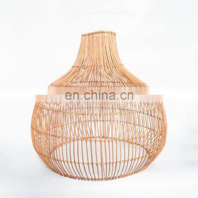 Rattan Lamp Shade Hanging Pendant Light, Boho Chandelier Light, Woven Lamp Light Shade Vietnam Cheap Wholesale photo-2