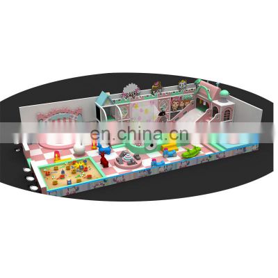 Soft Playground Naughty Castle with 3d model drawing franchise children indoor playground