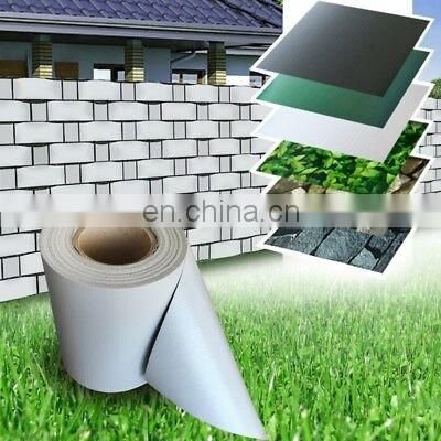 0.19 x 40 m Roll Opaque Screening plastic pvc privacy stripe, Balcony UV Resistant Garden Strip fence Roll Cover, 25 Mounti