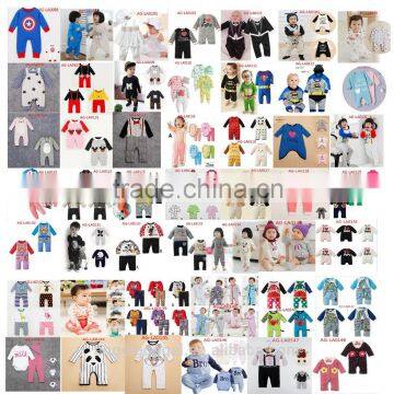 Wholesale Cartoon Organic Cotton Bulk Infant Rompers Baby Jumpusuit List AG-LA List 4