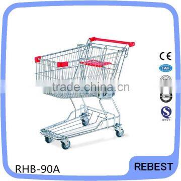 Wholesale folding shopping cart with wheels