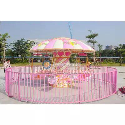 Small and Medium-sized Mechanical Flying Chair Colorful Flying Chair Children Ride in the Playground photo-2