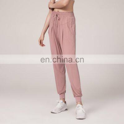 Quick-Drying Loose Cotton Women's Jogger Pants Harem Style Running Fitness Yoga Pants With Pocket photo-3