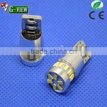 factroy direct selling 194 168 w5w led interior bulb T10 18smd 3014 auto canbus error free lamp