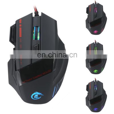 Colorful Wired Mouse Luminous Computer Competitive Gaming Mouse Cross-border Wholesale Mouse Multicolor Optical Usb Colourful