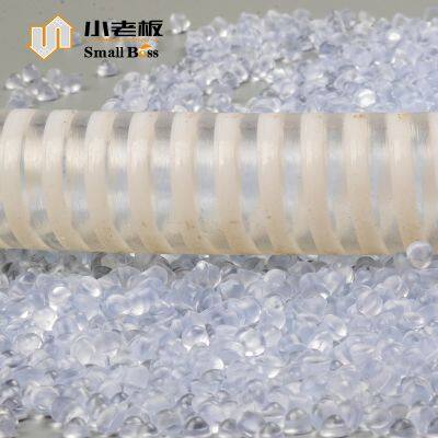 Flexible Spiral Helix Water Delivery Discharge PVC Suction Pipe Industrial Vacuum Cleaner Drain Hose PVC Granules Raw Materials photo-4