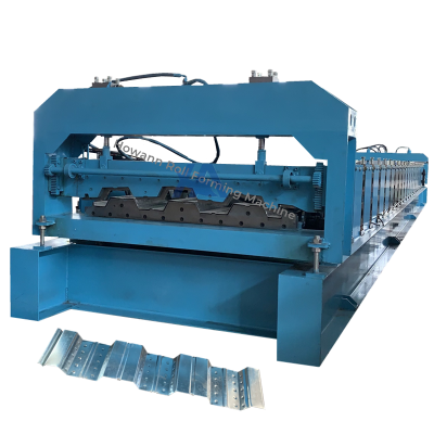 High Quality Automatic Galvanized Steel Metal Floor Deck Roll Forming Machine PLC Control Used Motor Engine Tile Purlin