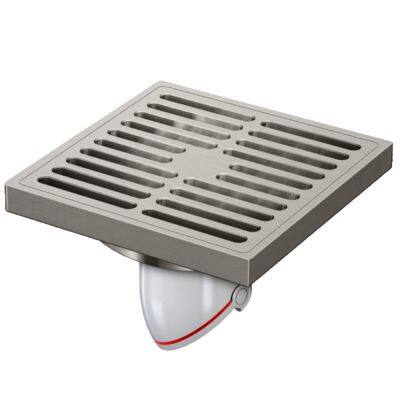 Large Displacement All Copper Modern Straight Row Odor-Proof Dry Wet Area Kitchen Anti-Return Shower Floor Drain for Hotels