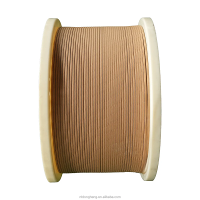 China Supplier's 24 Gauge Aluminum Border Wire 16g Solid Flat Paper Insulation Covered Wire