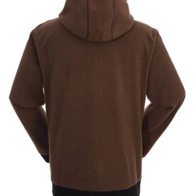 High Quality Warm Outdoor Running Custom Logo Warm Blank Plain Windbreaker Zipper Waterproof Polar Men Winter Polar Fleece Jacket photo-3