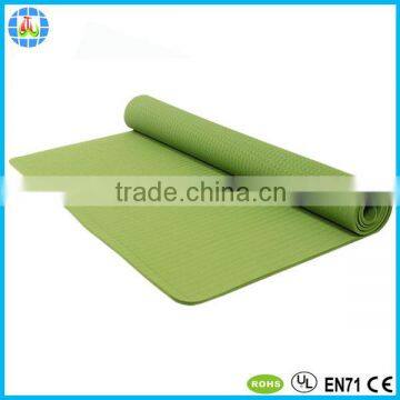 extra width green 5mm yoga mat with popular pattern