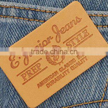 China Factory Price First Grade Jeans Leather Patches Excellent photo-6