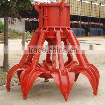orange peel crabe grab bucket for construction material