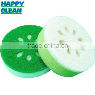 Fruit Shape Sponge Scouring Pad/ Vegetable Sponge Scouring Pad