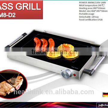 unique and healthy Electric Ceramic Glass Grill CHG-M8