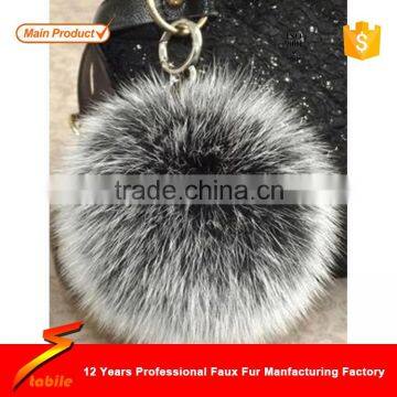 STABILE Beautiful fox fur ball pom poms rabbit fur pompons