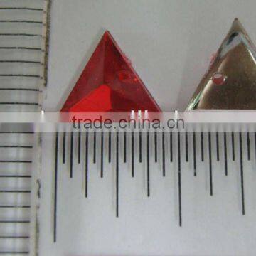 Triangle Shape Acrylic Stone sewing for Button 50pcs