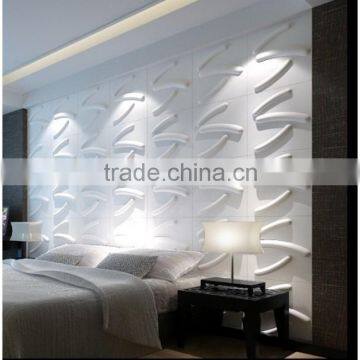 Plant Fiber decoration 3D wall panel 3d panel for sale