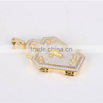 Popular Hip Hop Style Pendant 925 Sterling Silver Pendant for Young Men photo-4