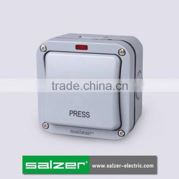 Salzer Weatherproof bell push switch IP66 20A