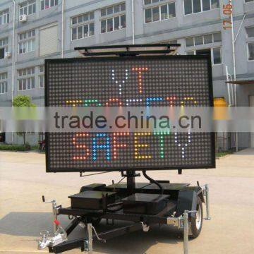 portable variable message signs for advertising