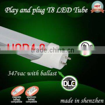 4ft led tube ul 120cm 1800 lumen single pin pink or white are available