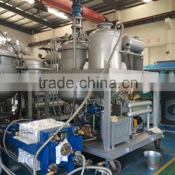 Waste black engine oil decolorization plant engine oil regeneration machine