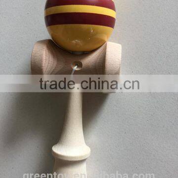 double color kendama,kendama toy,stripe kendama