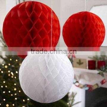 Wedding Party Supplies Colorful Tissue Paper Honeycomb balls for Hanging Decoration