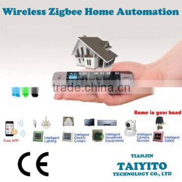 TAIYITO Zigbee Ios / Android Remote Controlled Smart gsm Home Automation System wireless