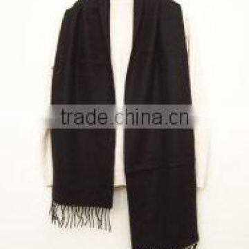 Black Color Cashmere Scarf