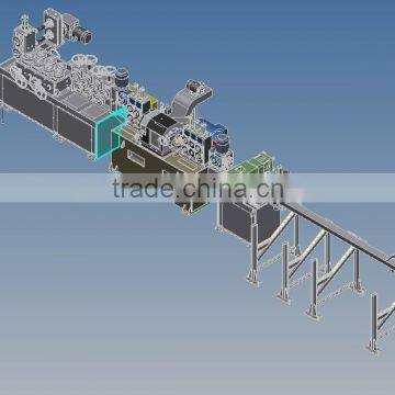 China KP25 steel wire rod peeling machine cutting