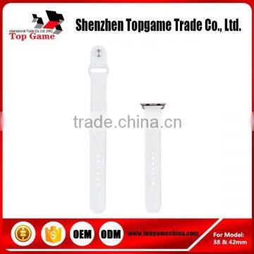 Silicone Material For Apple Watch With Strap adapter Connector 38mm/42mm