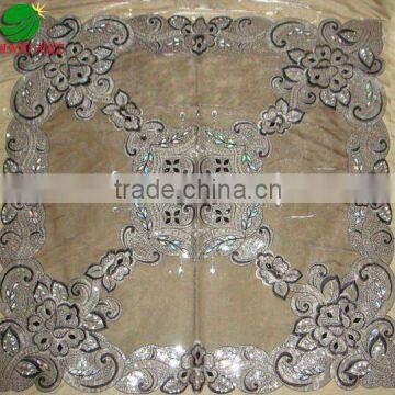 Double lines beads table cloth