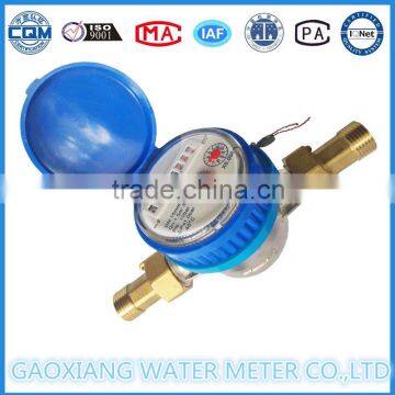 Single jet brass/plastic water meter ( 1/2" to 1")