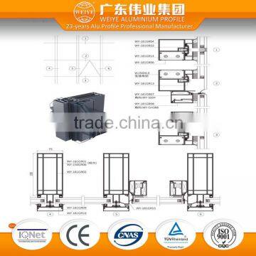 China Supplier Aluminum Alloy Price Interior Glass Aluminium Frame Curtain Wall Supplier's Choice photo-6