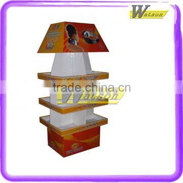 2015 New Design Corrugated Paper Fruit Candy Floor Display Stand With Tiers photo-2