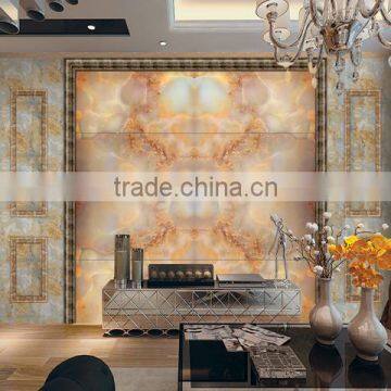 Magic Design Glass Type and Decorative Glass Function Home Decor TV Background Wall Design