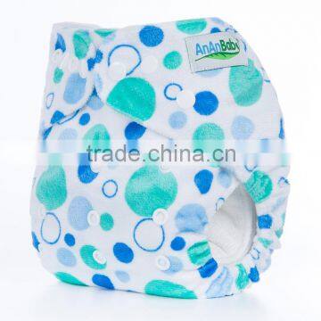 New baby products 2014 reusable minky fashion cloth diaper for baby