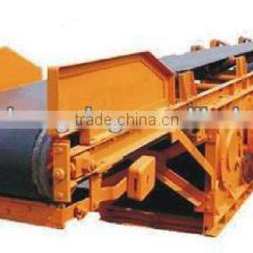 Flexible mobile belt conveyor, portable belt conveyor