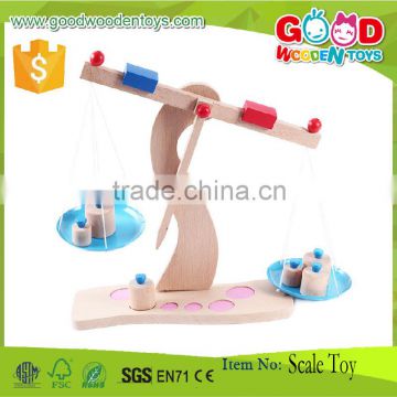 Wooden Seesaw Balance Scale Board Balancing Game for Kids Early Education Learning Toys