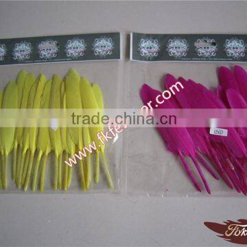 Wholesale Feather Products Craft Natural Goose Feather For Feather Pen And Christmas Decoration