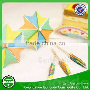 Best Sell Party Decoration Umbrella Wood Disposable Cocktail Picks Quality Choice photo-4