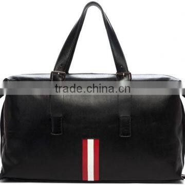 Large capacity men Luggage bags customized black sport travel bag manufacturer supplier