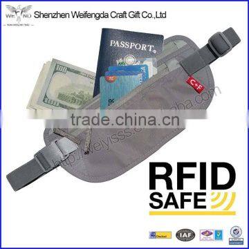 Waterproof 420D Nylon Travel Wallet Belt RFID Money Belt with Safe Pocket                        
                                                Quality Choice