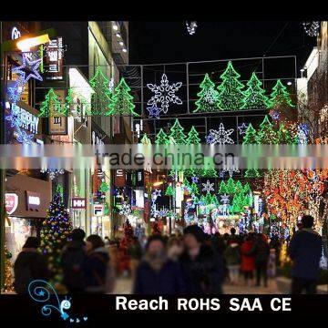 Christmas decoration LED Motif Lights led christmas tree /Snowflake outdoor Commercial Street decoration