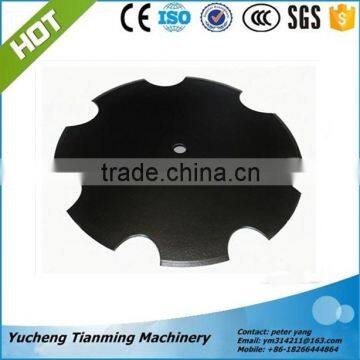24" x 6MM Notched Disc Blade 1-1/2" RCH 3-1/4" CONC