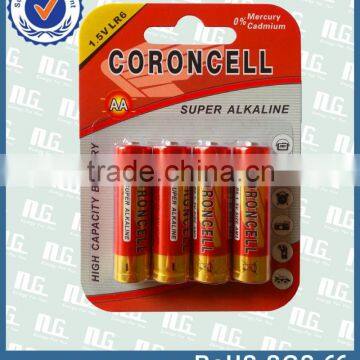 Stable quality dry battery lr6 made by factory