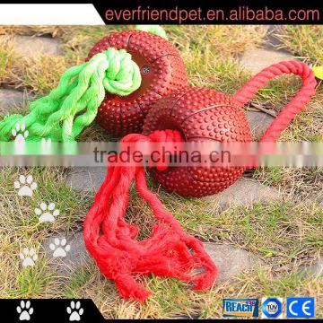 2014 Hot Sale Felt Squeak Rope Dog Chew Toy